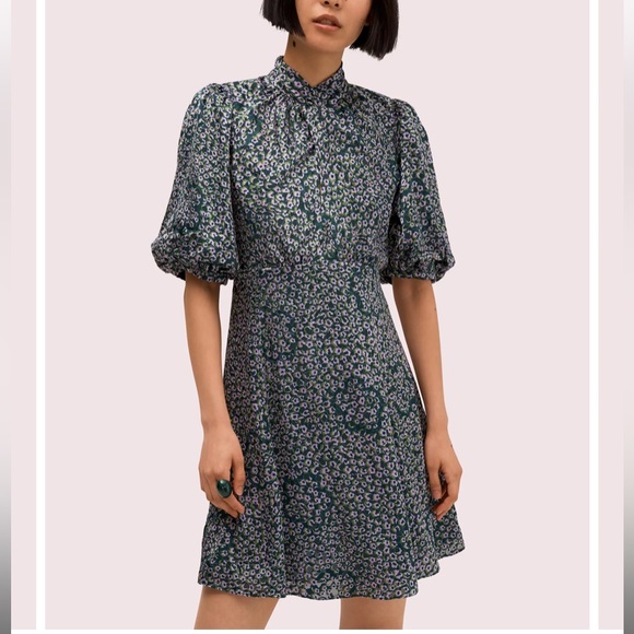 kate spade Dresses & Skirts - Kate Spade Flair Flora Devore Mini Dress Size 6